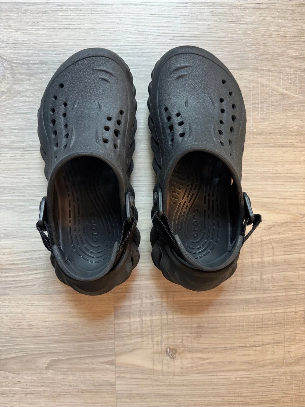 CROCS Kids Black echo clogs